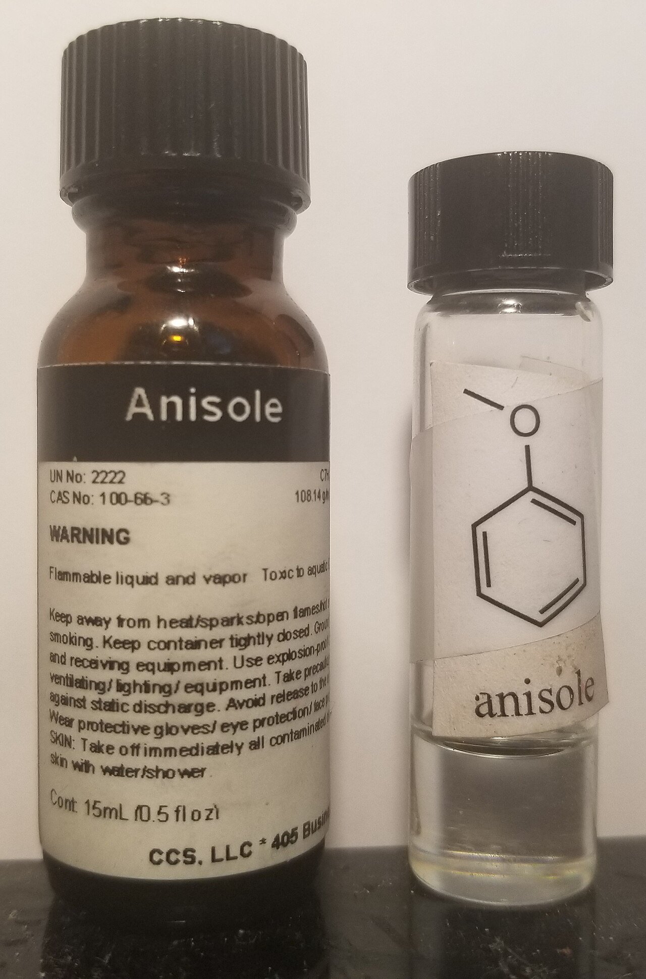 Representative photograph of Anisole sample (CAS 100-66-3)