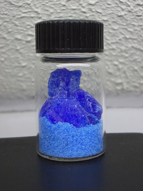 Representative photograph of Copper sulfate pentahydrate sample (CAS 7758-99-8)