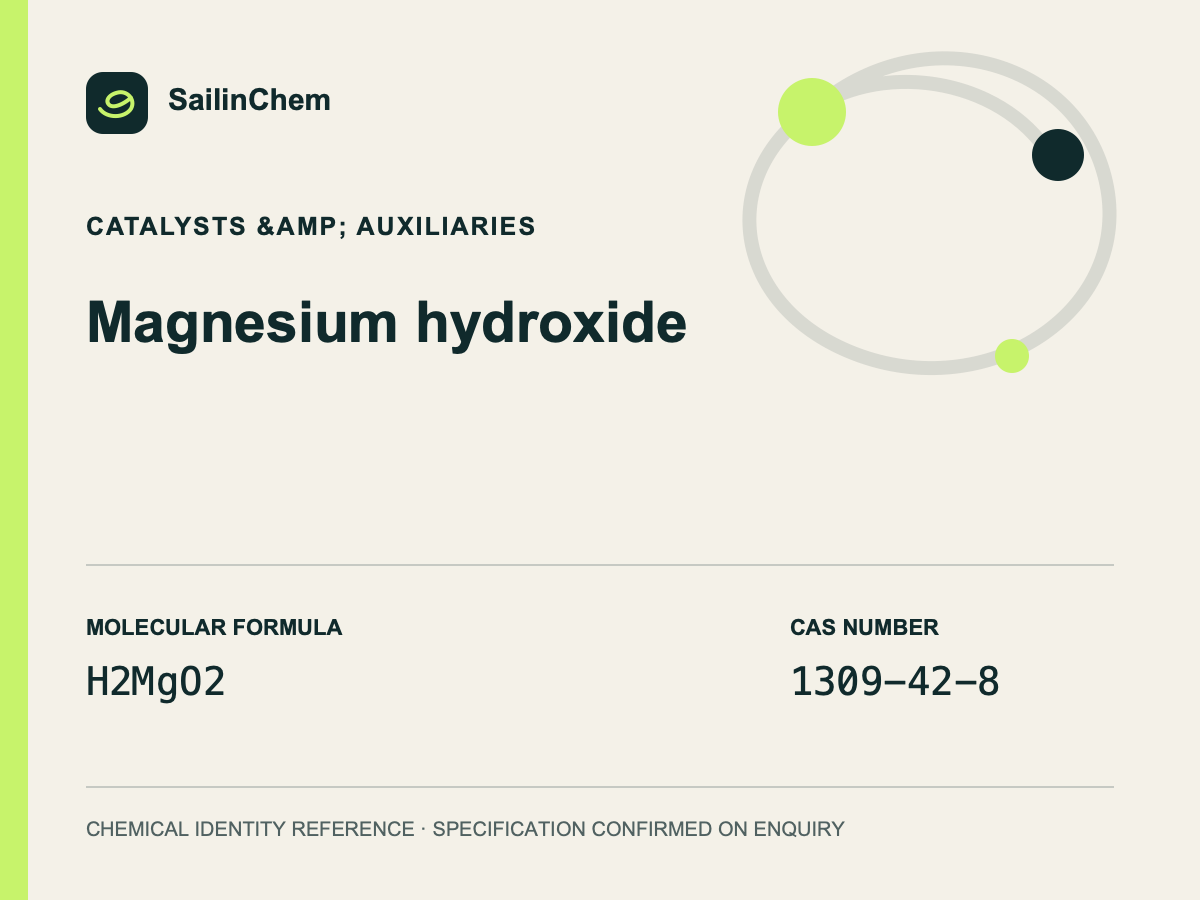 Magnesium hydroxide (CAS 1309-42-8) chemical identity reference