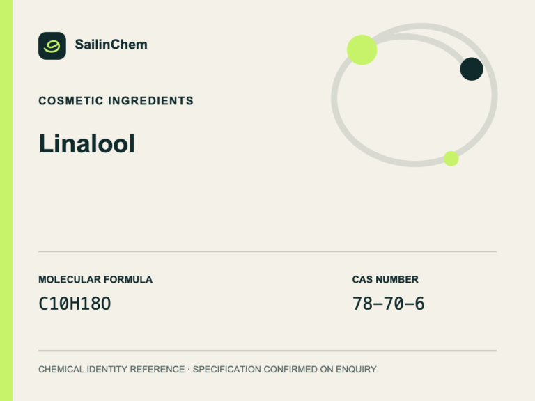 Linalool (CAS 78-70-6) chemical identity reference