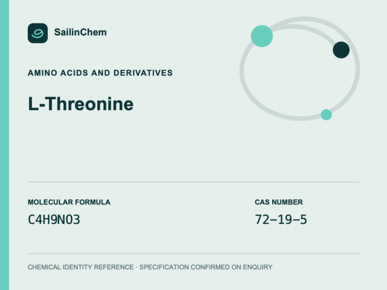 L-Threonine (CAS 72-19-5) chemical identity reference