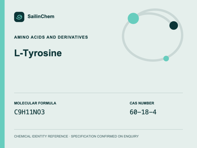 L-Tyrosine (CAS 60-18-4) chemical identity reference