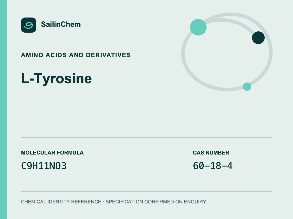 L-Tyrosine (CAS 60-18-4) chemical identity reference