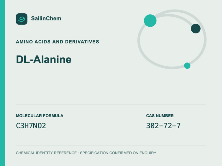 DL-Alanine (CAS 302-72-7) chemical identity reference