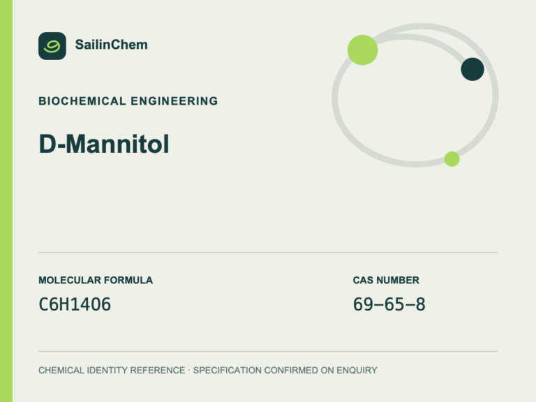 D-Mannitol (CAS 69-65-8) chemical identity reference