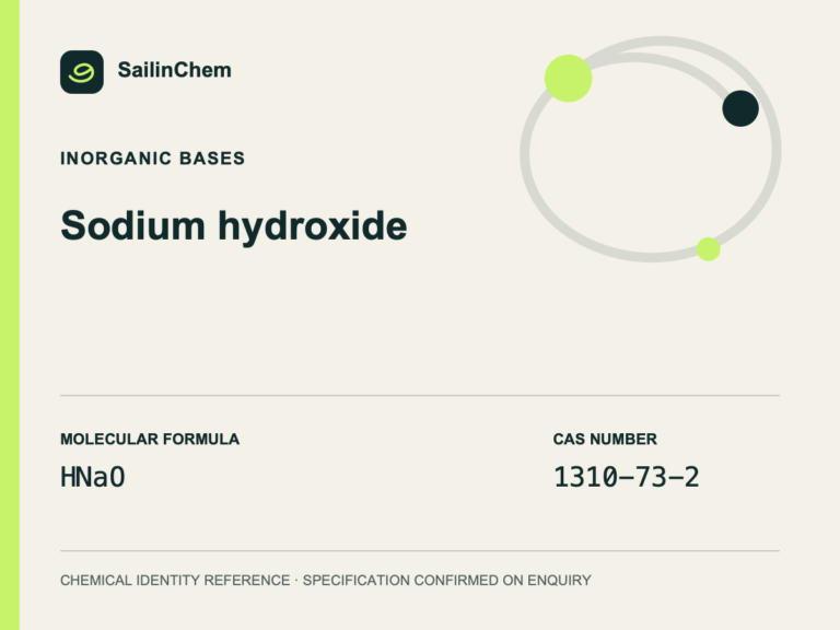 Sodium hydroxide (CAS 1310-73-2) chemical identity reference