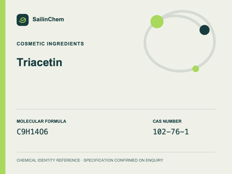 Triacetin (CAS 102-76-1) chemical identity reference
