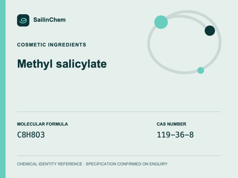 Methyl salicylate (CAS 119-36-8) chemical identity reference