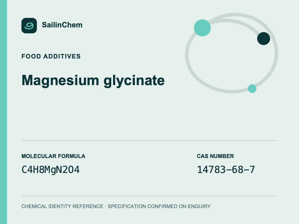 Magnesium glycinate (CAS 14783-68-7) chemical identity reference