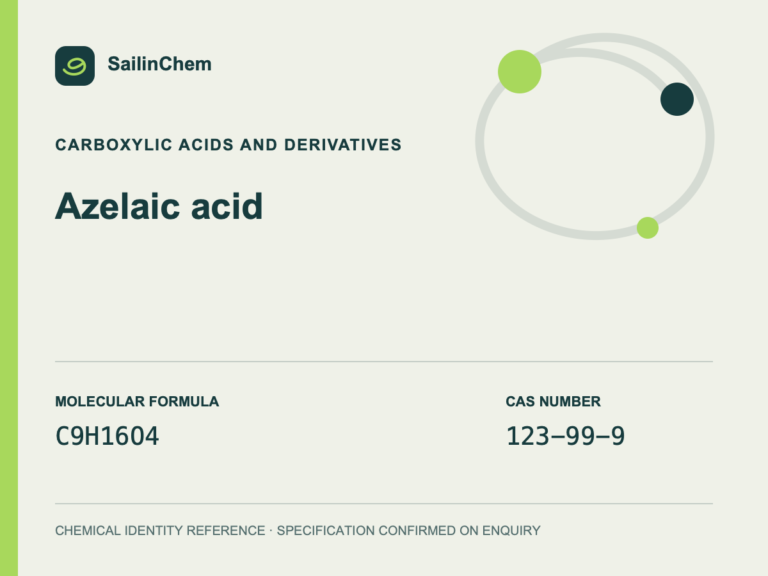 Azelaic acid (CAS 123-99-9) chemical identity reference