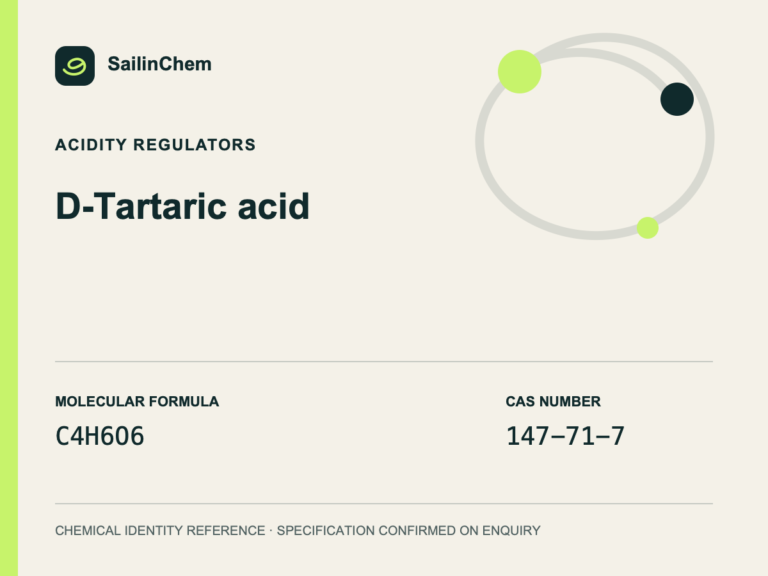 D-Tartaric acid (CAS 147-71-7) chemical identity reference