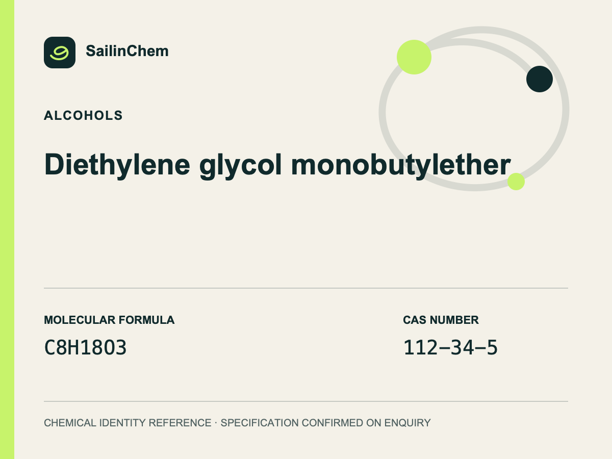 Diethylene glycol monobutyl ether (CAS 112-34-5) chemical identity reference