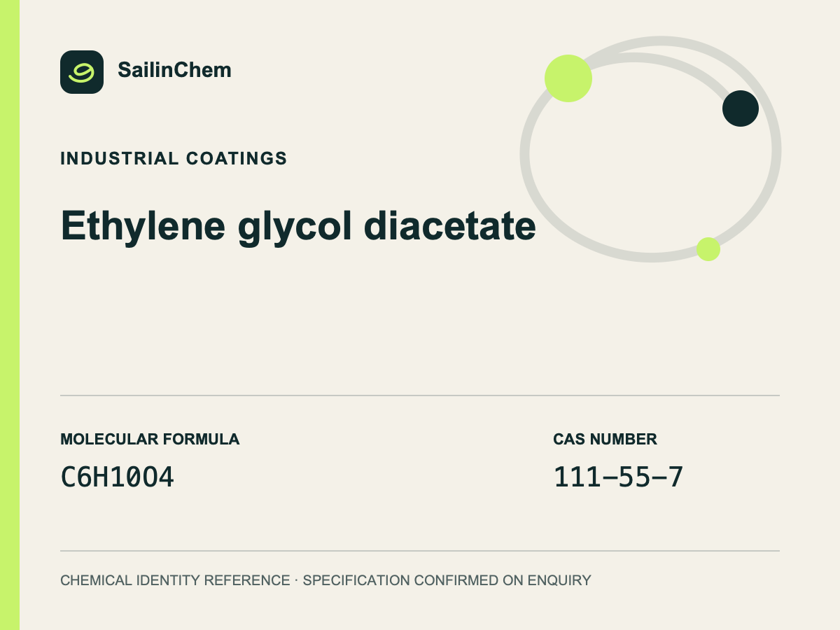 Ethylene glycol diacetate (CAS 111-55-7) chemical identity reference