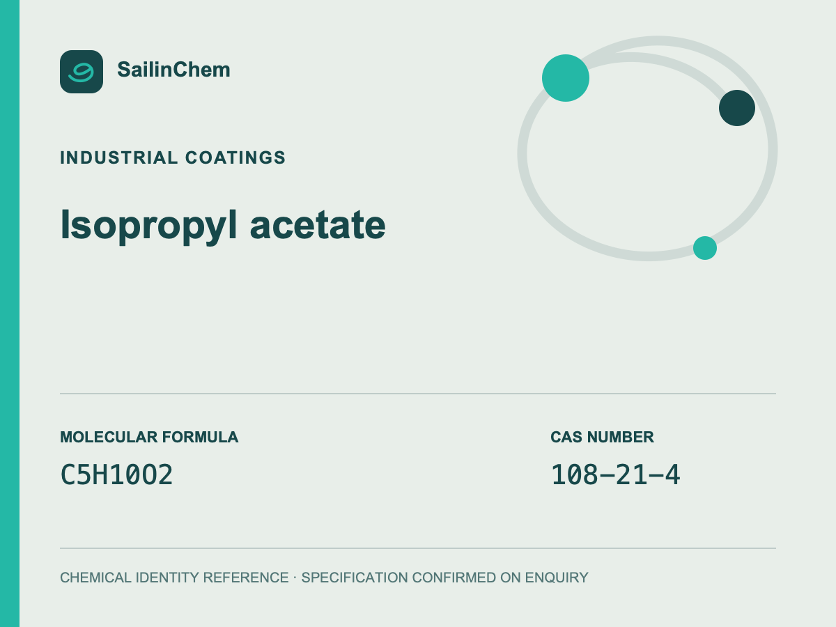 Isopropyl acetate (CAS 108-21-4) chemical identity reference