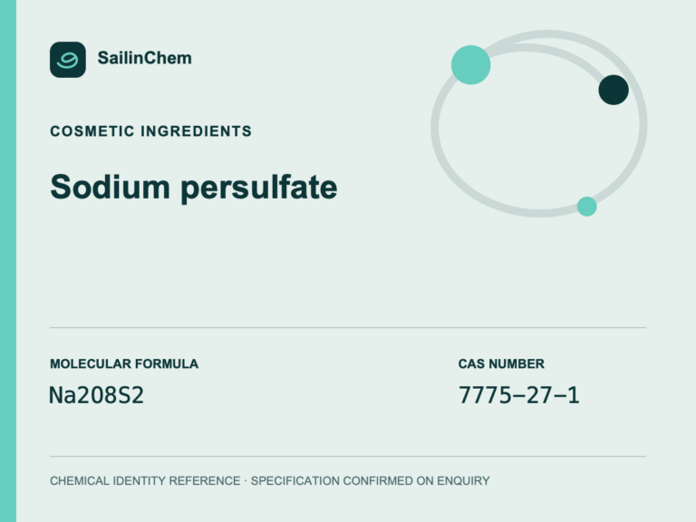 Sodium persulfate (CAS 7775-27-1) chemical identity reference