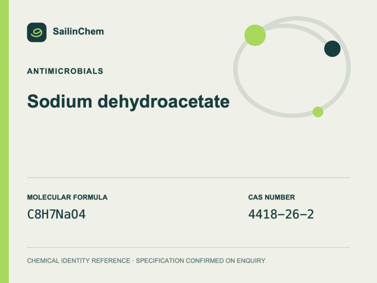 Sodium dehydroacetate (CAS 4418-26-2) chemical identity reference