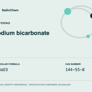 Sodium bicarbonate (CAS 144-55-8) chemical identity reference