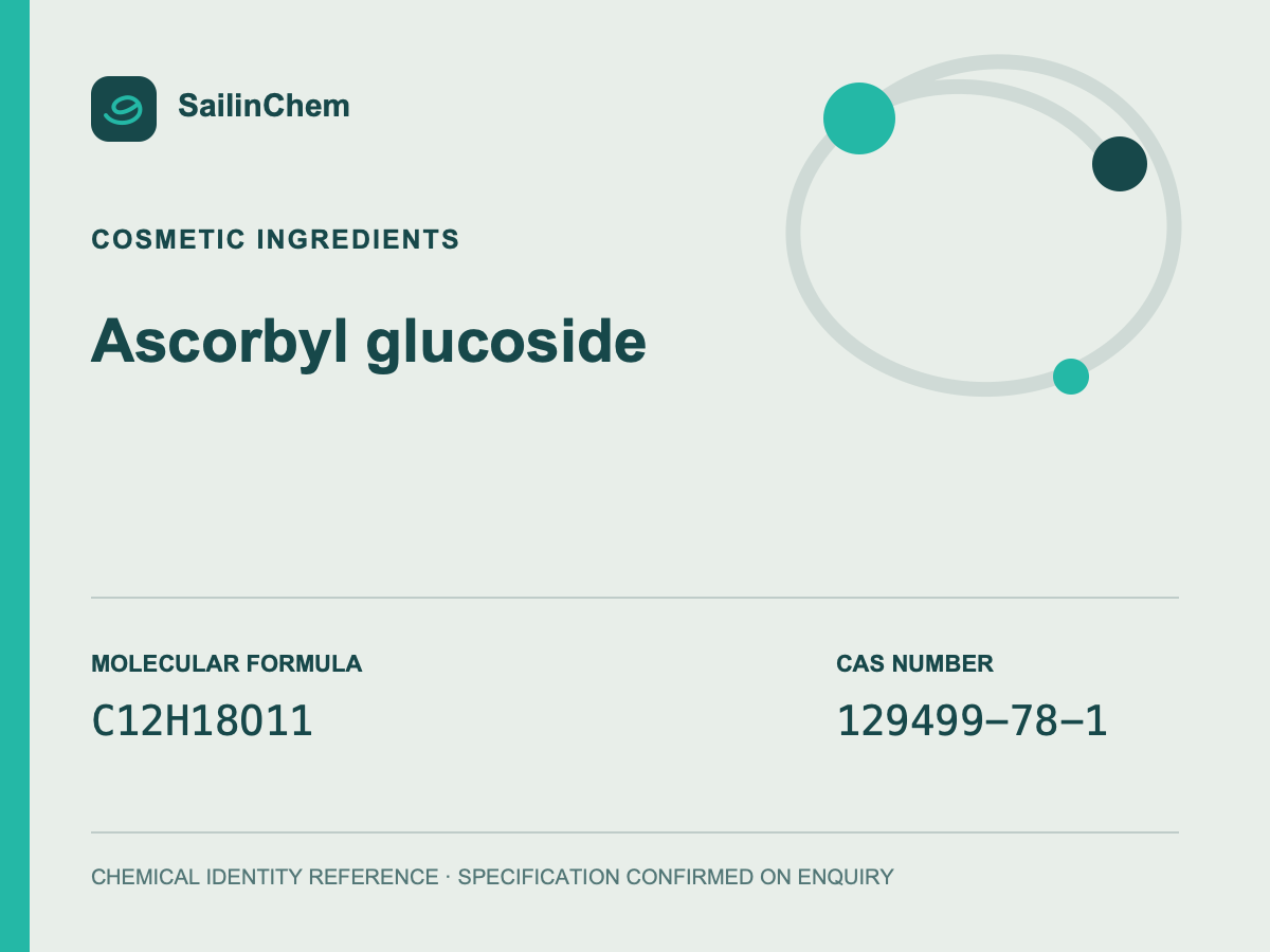 Ascorbyl glucoside (CAS 129499-78-1) chemical identity reference