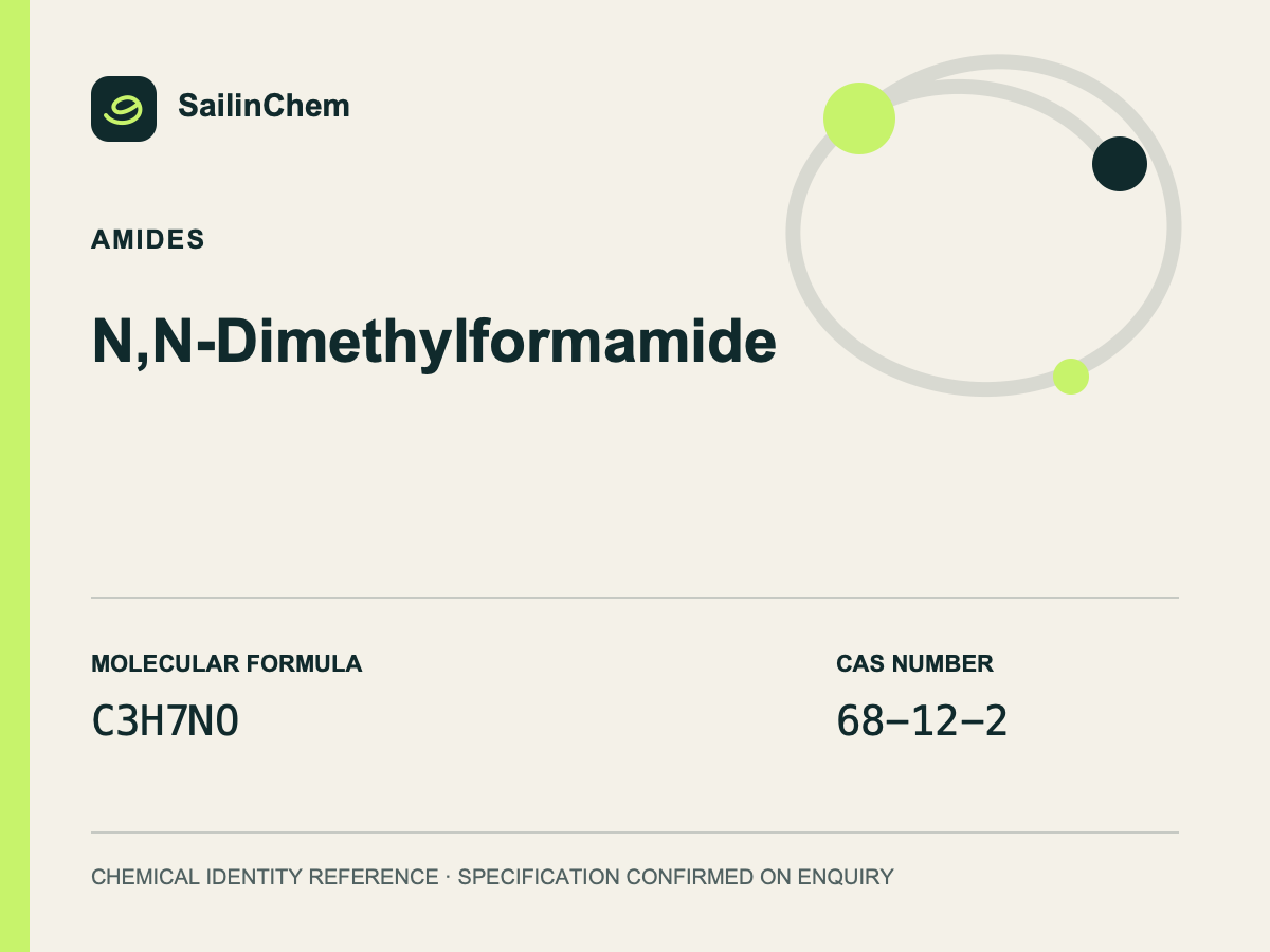 N,N-Dimethylformamide (CAS 68-12-2) chemical identity reference