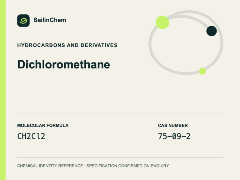 Dichloromethane (CAS 75-09-2) chemical identity reference