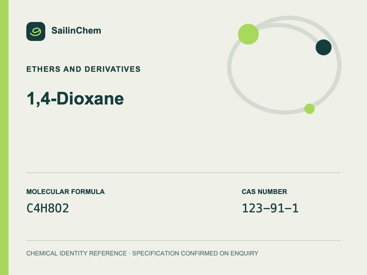 1,4-Dioxane (CAS 123-91-1) chemical identity reference