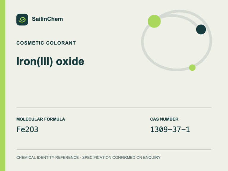 Iron(III) oxide (CAS 1309-37-1) chemical identity reference