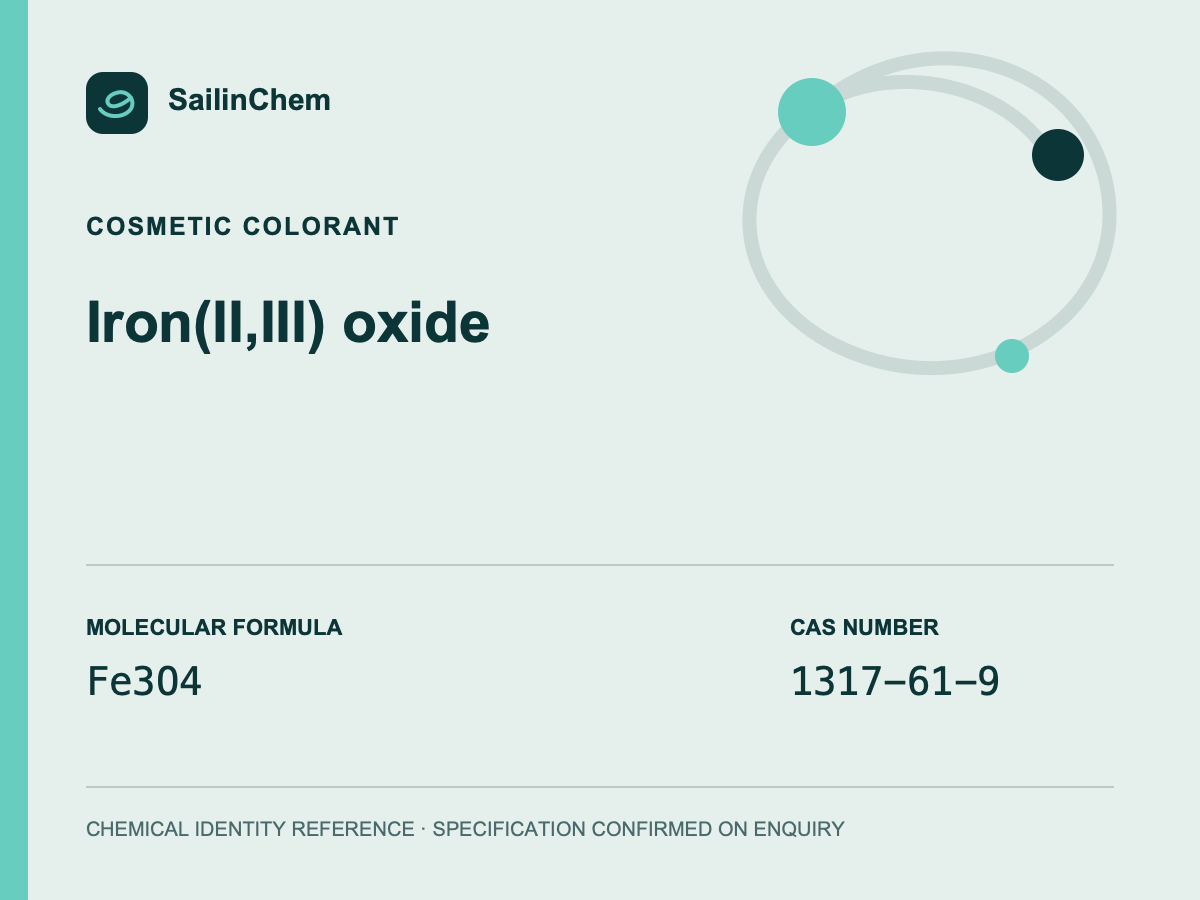 Iron(II,III) oxide (CAS 1317-61-9) chemical identity reference