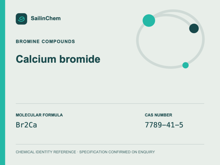 Calcium bromide (CAS 7789-41-5) chemical identity reference