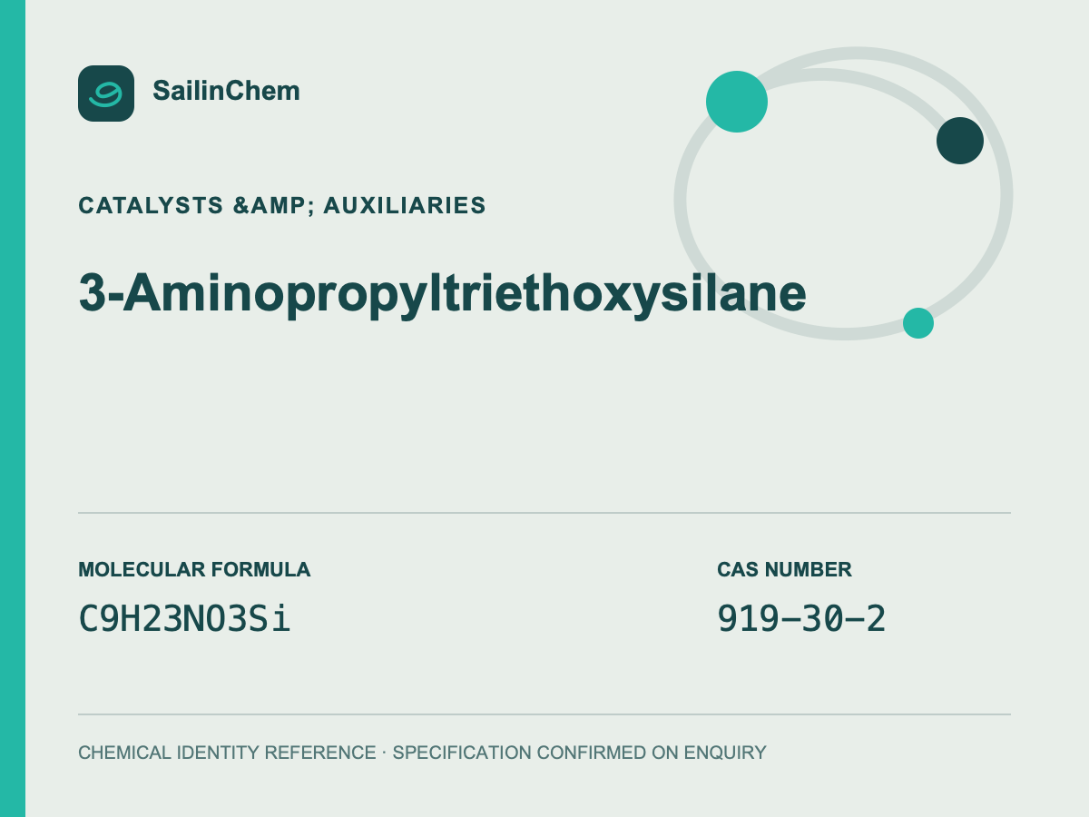 3-Aminopropyltriethoxysilane (CAS 919-30-2) chemical identity reference