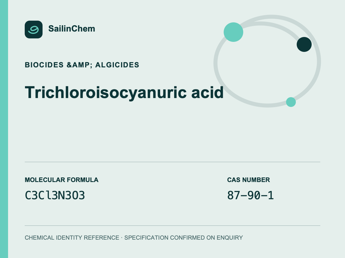 Trichloroisocyanuric acid (CAS 87-90-1) chemical identity reference