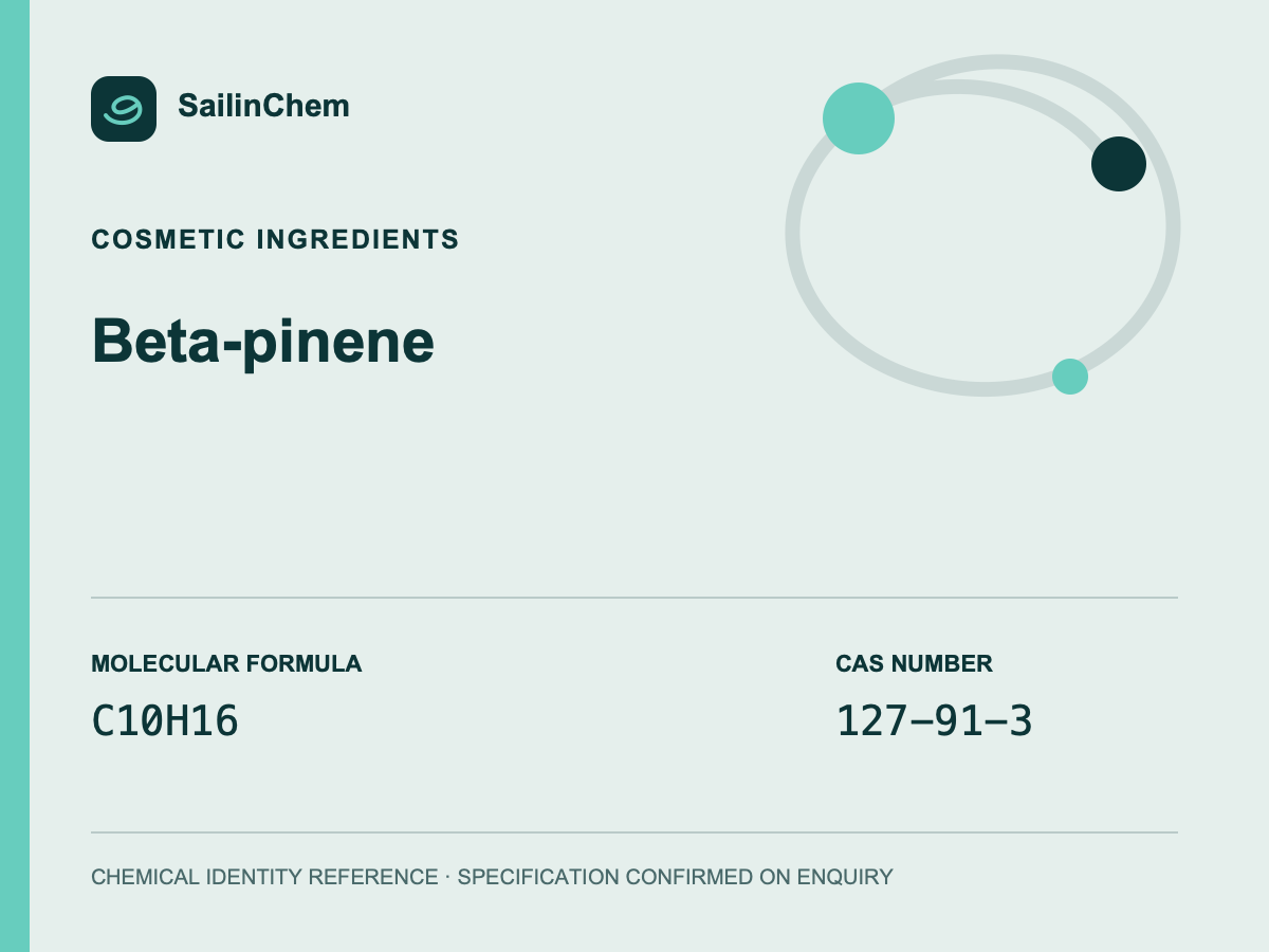 Beta-pinene (CAS 127-91-3) chemical identity reference