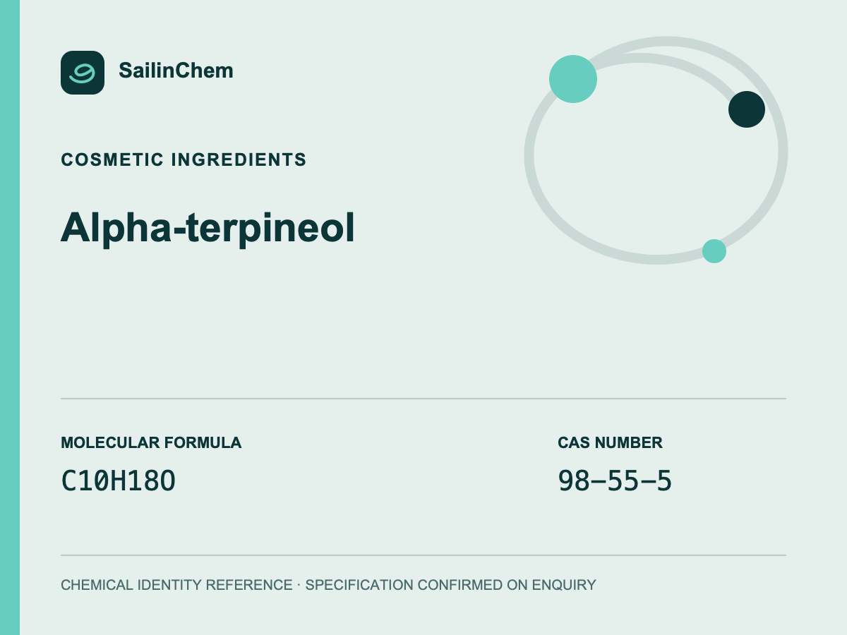 Alpha-terpineol (CAS 98-55-5) chemical identity reference