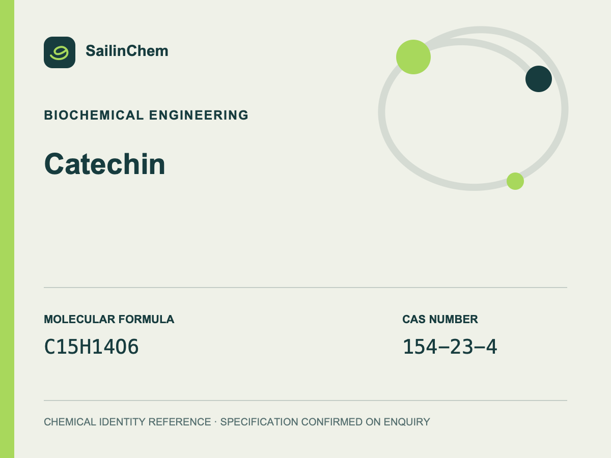 Catechin (CAS 154-23-4) chemical identity reference