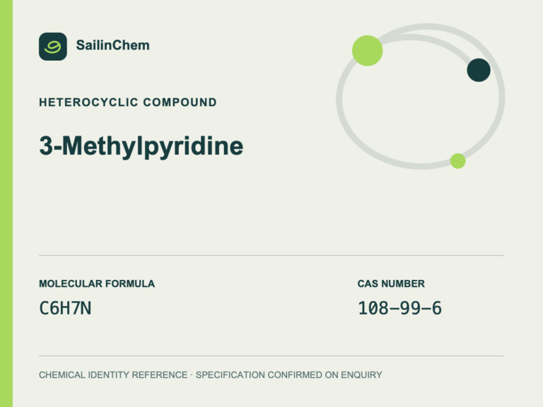 3-Methylpyridine (CAS 108-99-6) chemical identity reference