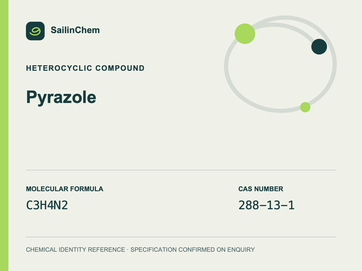 Pyrazole (CAS 288-13-1) chemical identity reference