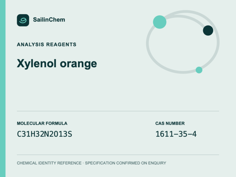 Xylenol orange (CAS 1611-35-4) chemical identity reference