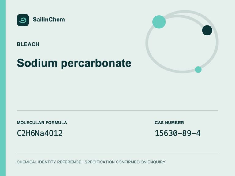 Sodium percarbonate (CAS 15630-89-4) chemical identity reference