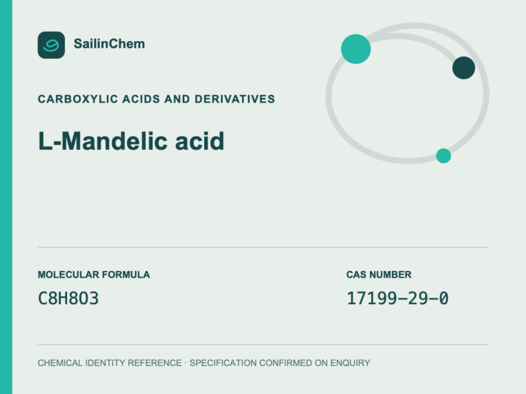 L-Mandelic acid (CAS 17199-29-0) chemical identity reference
