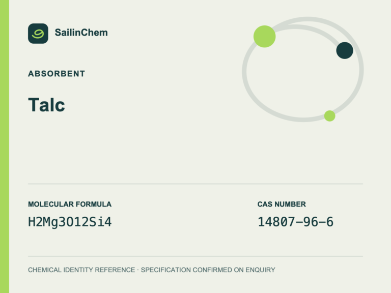 Talc (CAS 14807-96-6) chemical identity reference