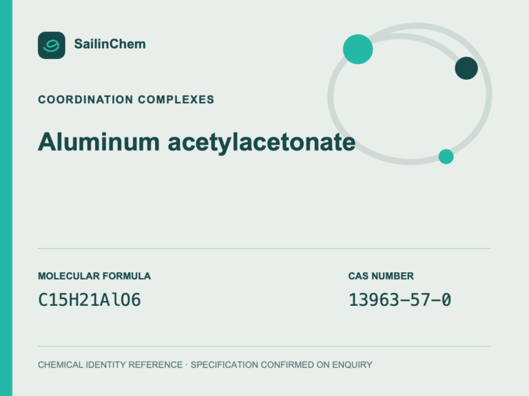 Aluminum acetylacetonate (CAS 13963-57-0) chemical identity reference