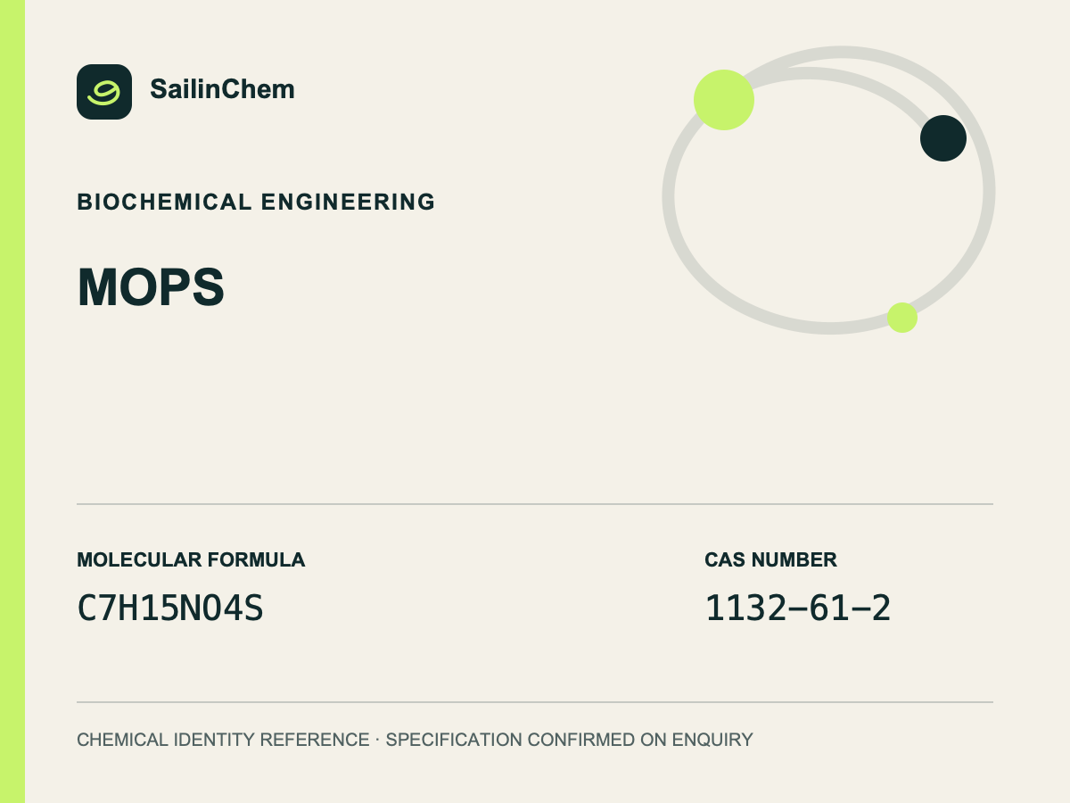 MOPS (CAS 1132-61-2) chemical identity reference