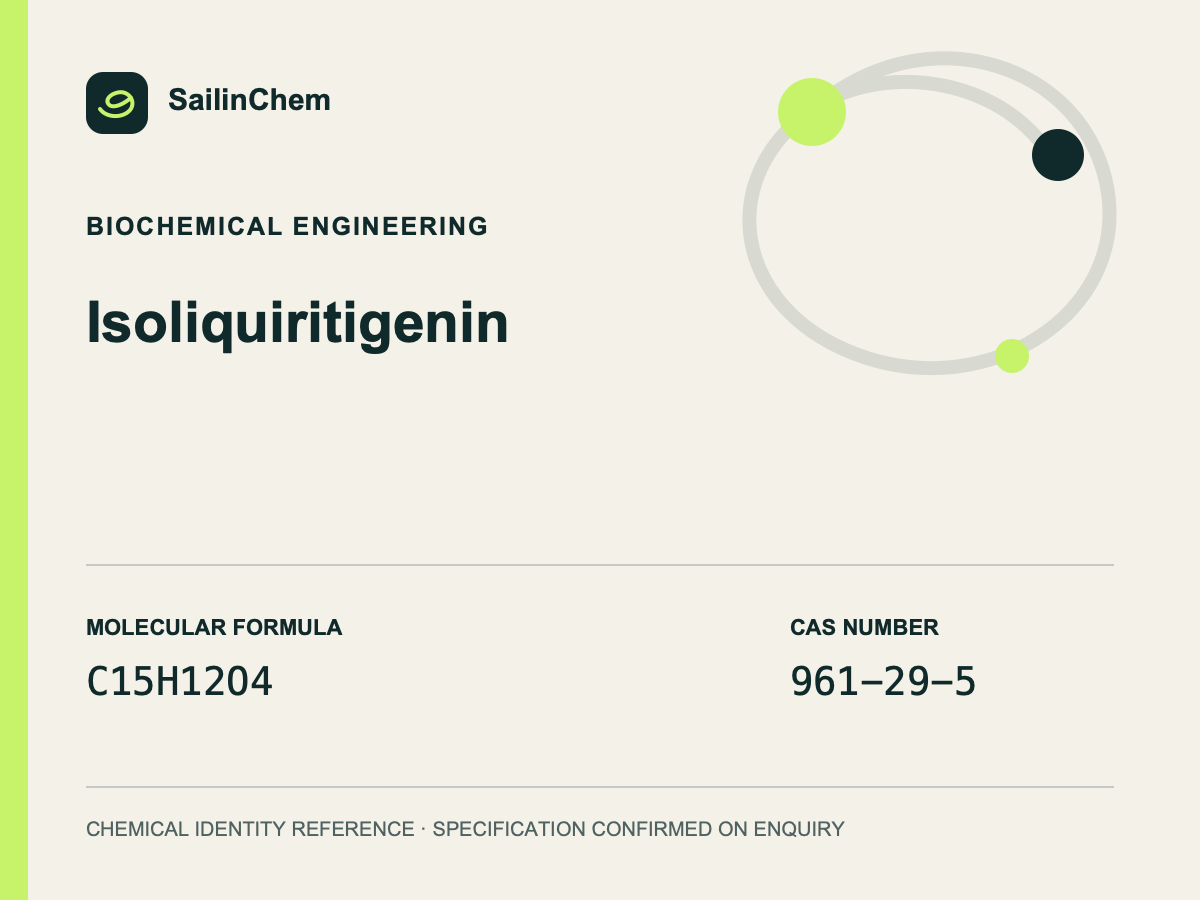 Isoliquiritigenin (CAS 961-29-5) chemical identity reference