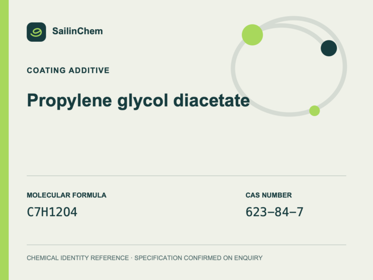 Propylene glycol diacetate (CAS 623-84-7) chemical identity reference
