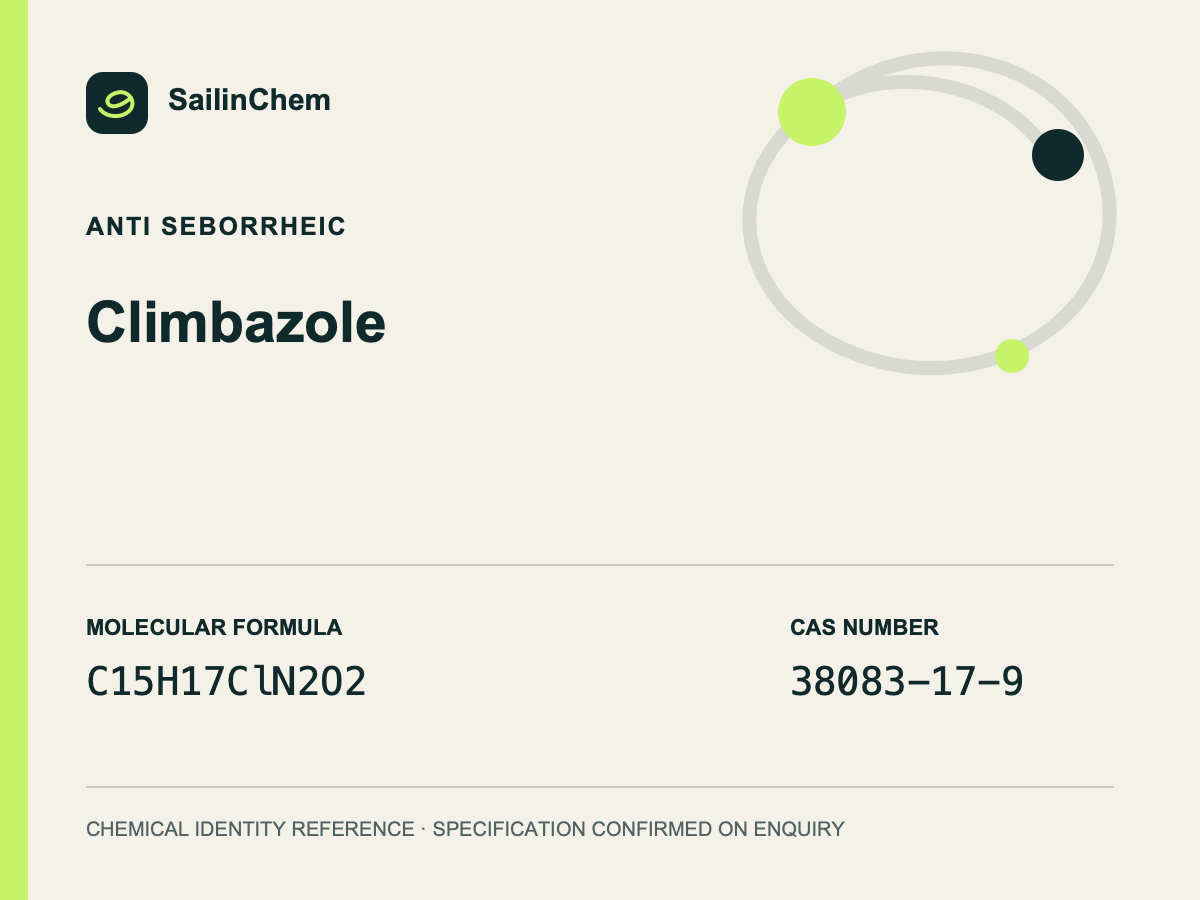 Climbazole (CAS 38083-17-9) chemical identity reference