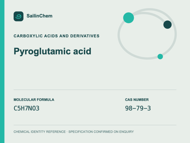 Pyroglutamic acid (CAS 98-79-3) chemical identity reference