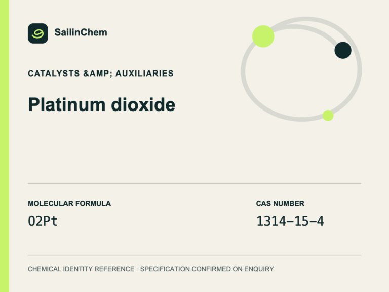 Platinum dioxide (CAS 1314-15-4) chemical identity reference