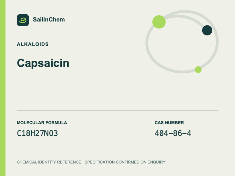 Capsaicin (CAS 404-86-4) chemical identity reference