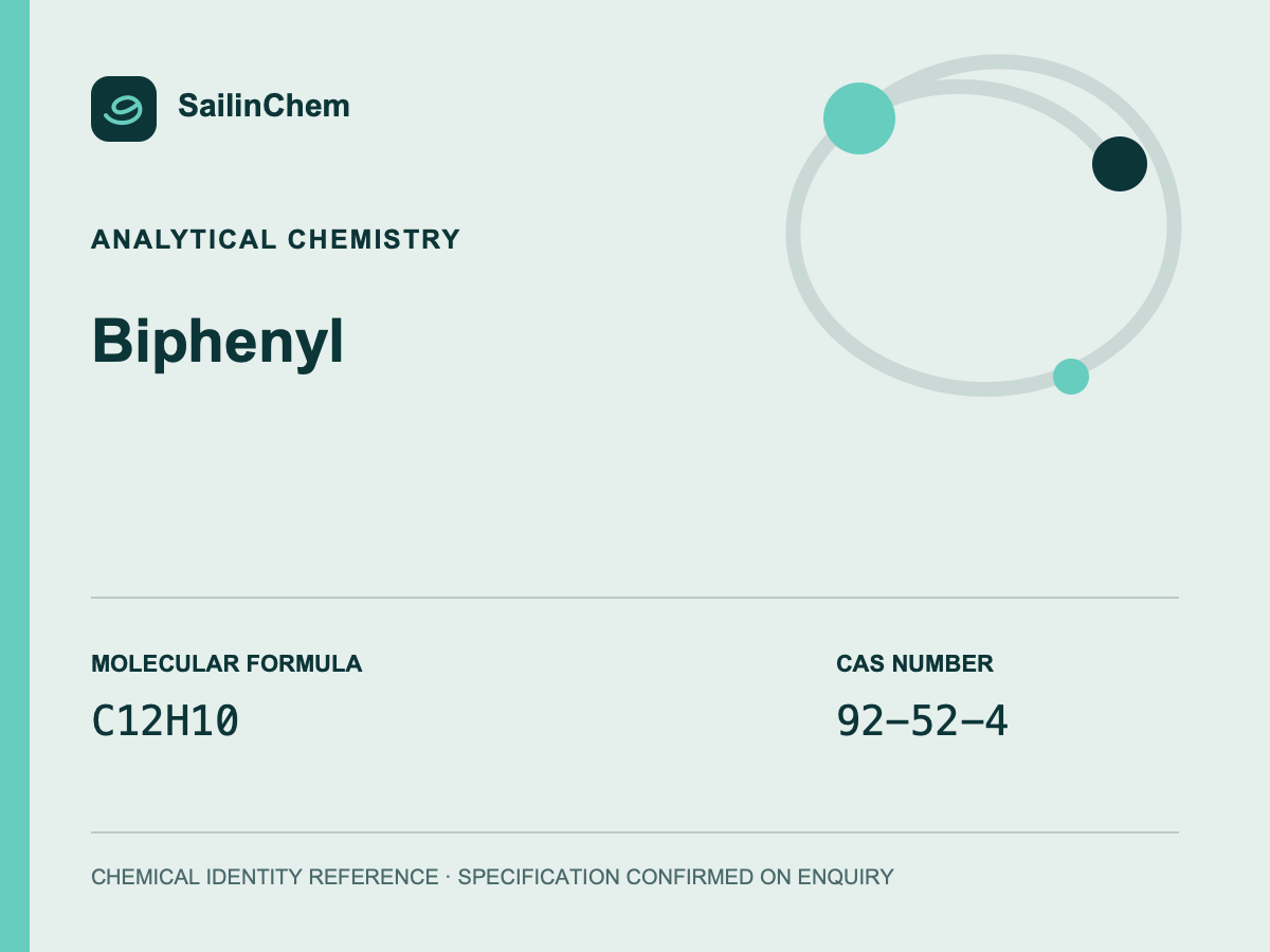 Biphenyl (CAS 92-52-4) chemical identity reference