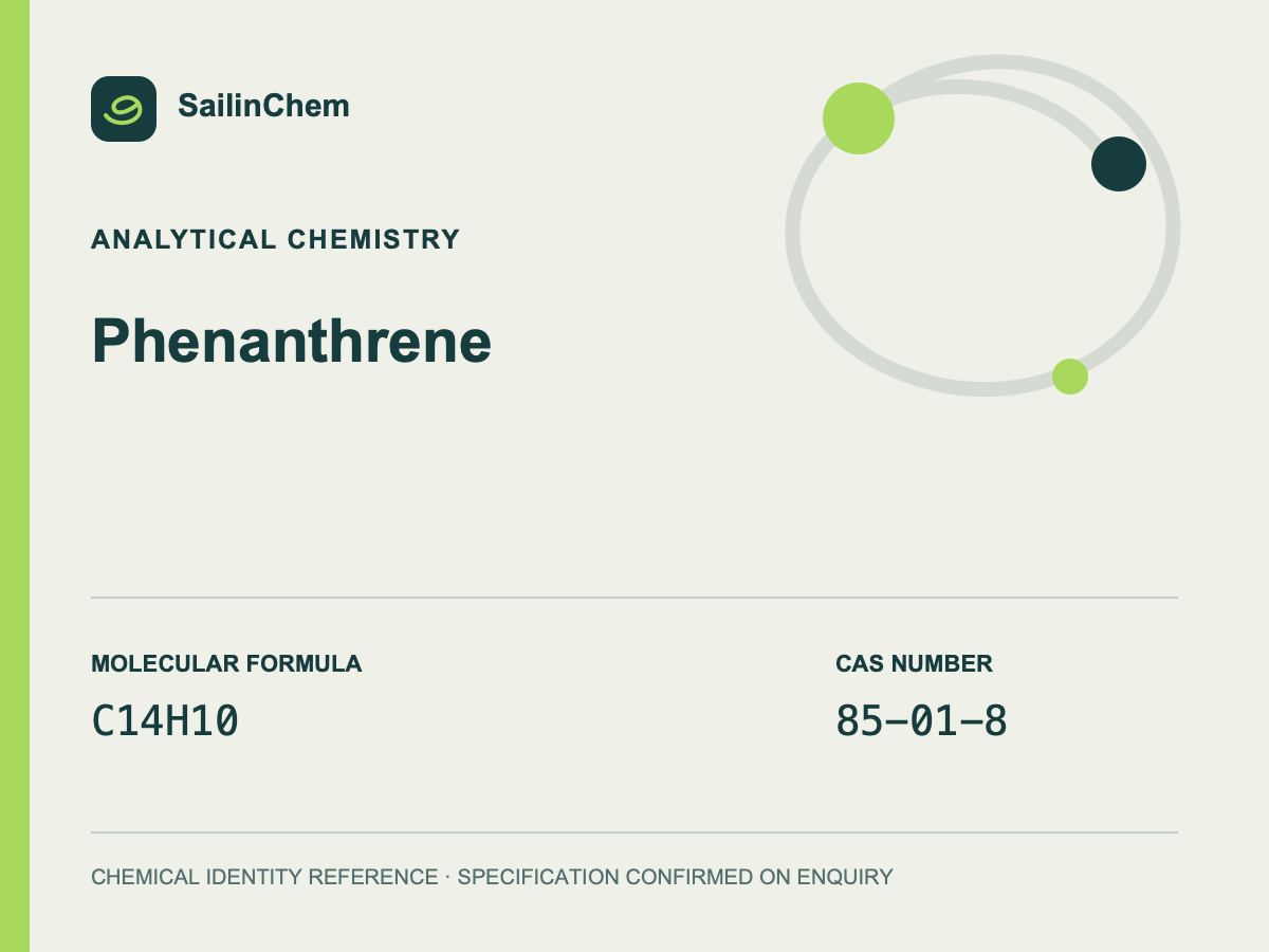 Phenanthrene (CAS 85-01-8) chemical identity reference