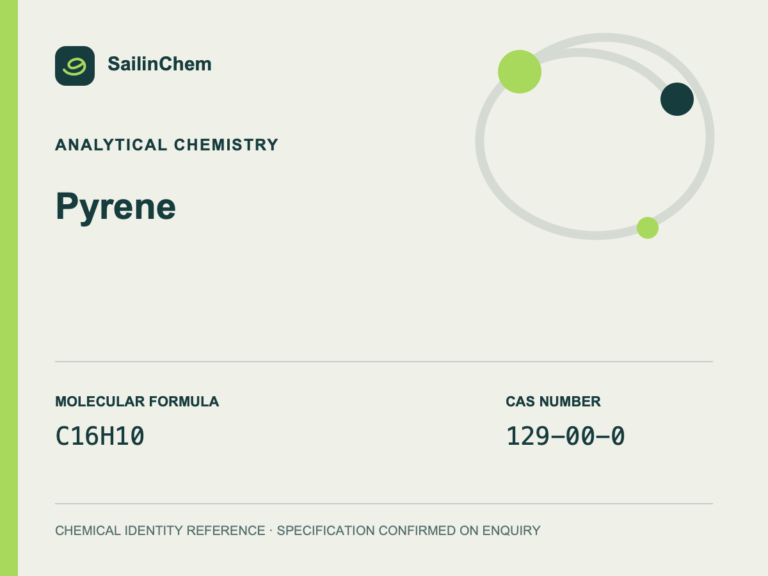 Pyrene (CAS 129-00-0) chemical identity reference